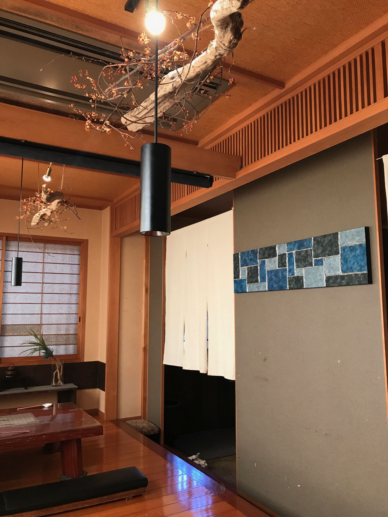 島田市 和食工房一鮮 真鍮スポットライト 